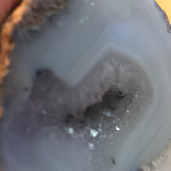 SOLD!Whole Geode Cut in Half and Polished Agate - Picture 6 of 8